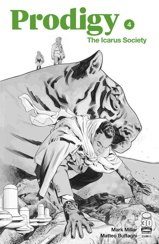 Prodigy Icarus Society #4 (Of 5) Cover B Buffagni Black & White (Mature)