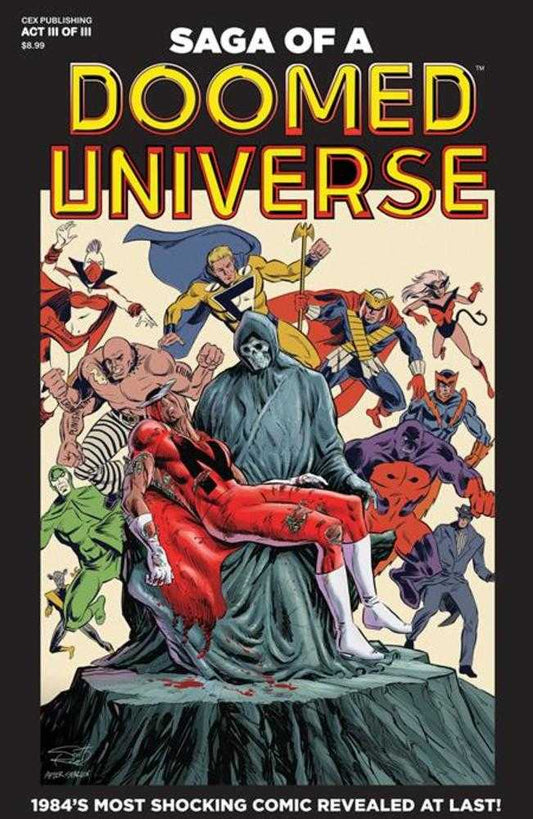 Saga Of A Doomed Universe #3 (Of 3) Cover C Scott Reed Death Of Captain Marvel Homage Variant