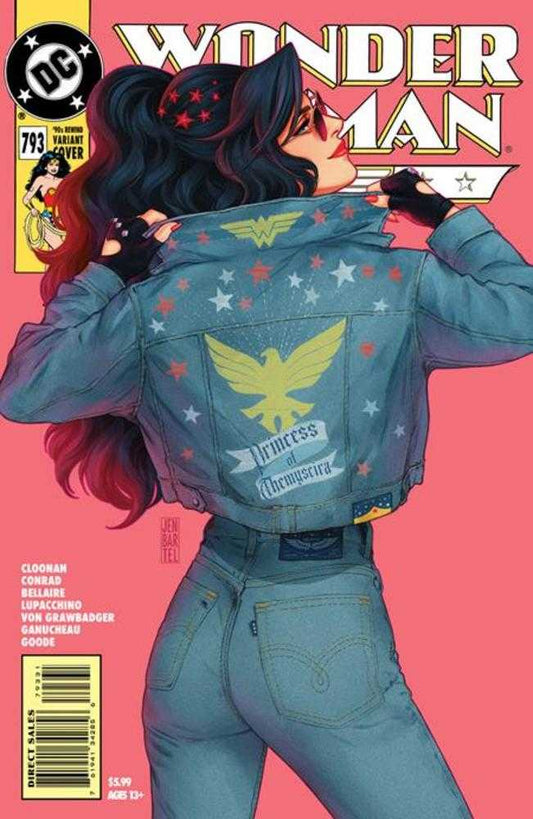 Wonder Woman #793 Cover D Jen Bartel 90s Cover Month Card Stock Variant (Kal-El Returns Tie-In)