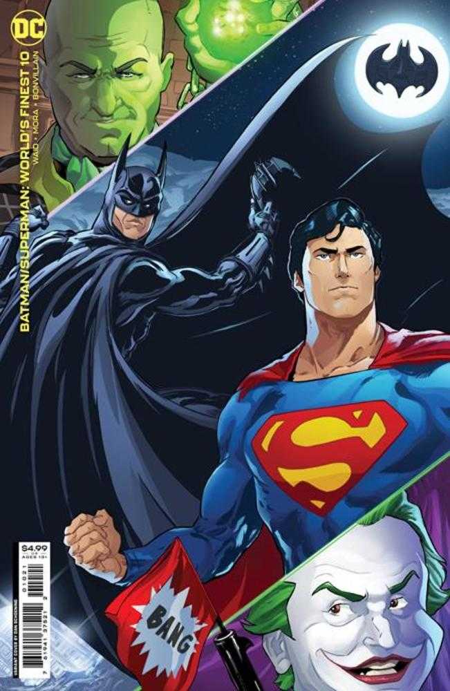 Batman Superman Worlds Finest #10 Cover B Dan Schoening Card Stock Variant