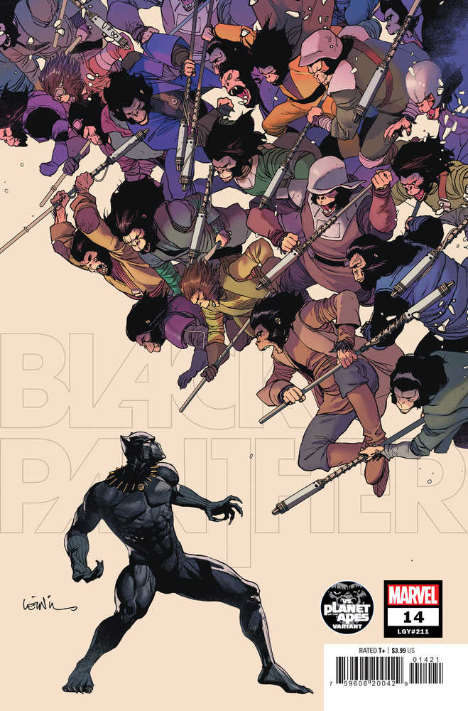 Black Panther #14 Yu Planet Of The Apes Variant