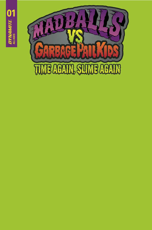 Madballs vs Garbage Pail Kids Slime Again #1 Cover D Puke Gree