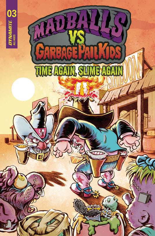 Madballs vs Garbage Pail Kids Slime Again #3 Cover B Crosby