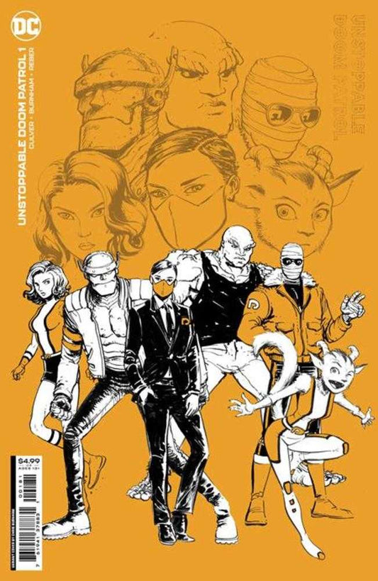 Unstoppable Doom Patrol #1 (Of 6) Cover F Chris Burnham Design Card Stock Variant