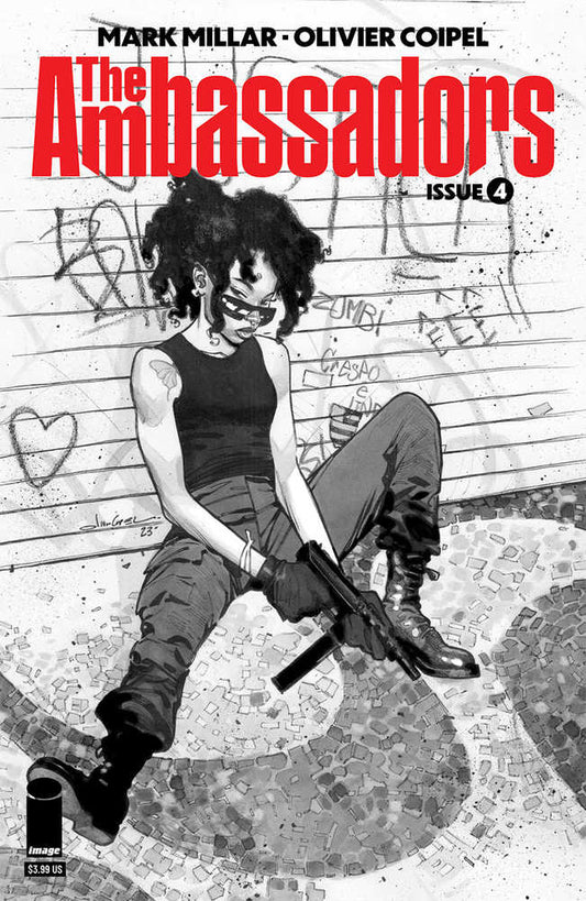 Ambassadors #4 (Of 6) Cover B Coipel Black & White (Mature)