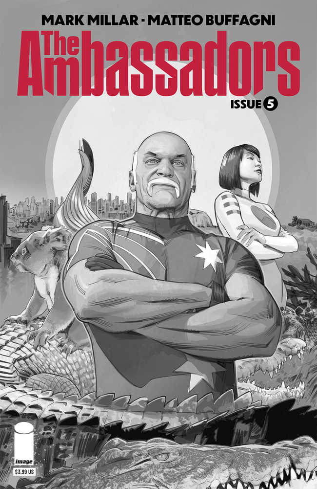 Ambassadors #5 (Of 6) Cover B Buffagni Black & White (Mature)