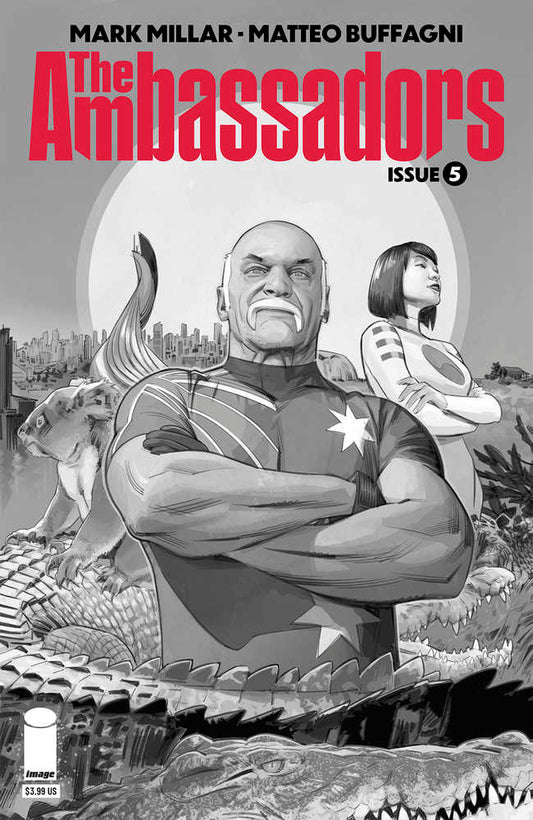 Ambassadors #5 (Of 6) Cover B Buffagni Black & White (Mature)