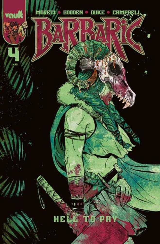 Barbaric Hell To Pay #4 Cover B Skylar Patridge Variant