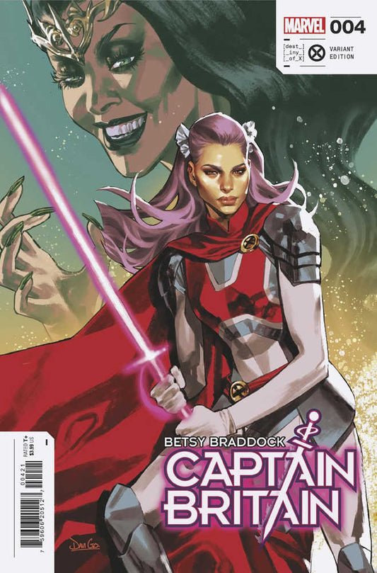 Betsy Braddock Captain Britain #4 Davi Go Variant