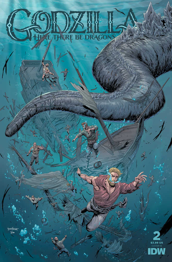 Godzilla Here There Be Dragons #2 Cover B Kirkham