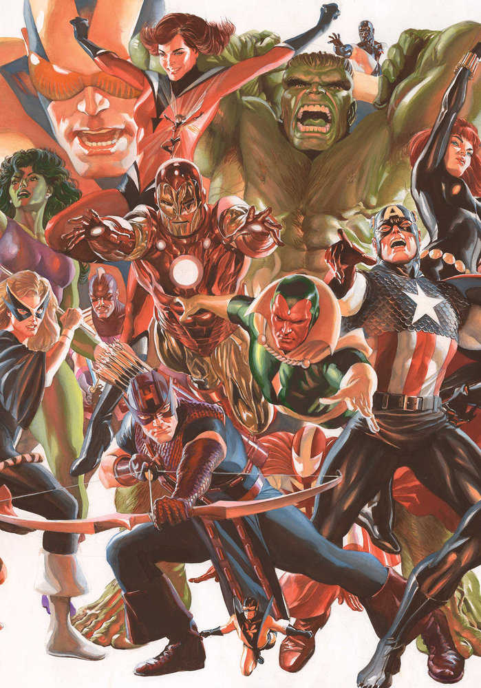 Avengers 4 Alex Ross Connecting Avengers Variant Part B