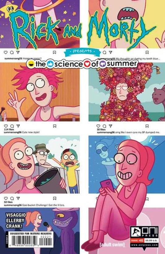 Rick And Morty Presents The Science Of Summer #1 (One Shot) Cover B Gina Allnatt Variant Variant (Mature)