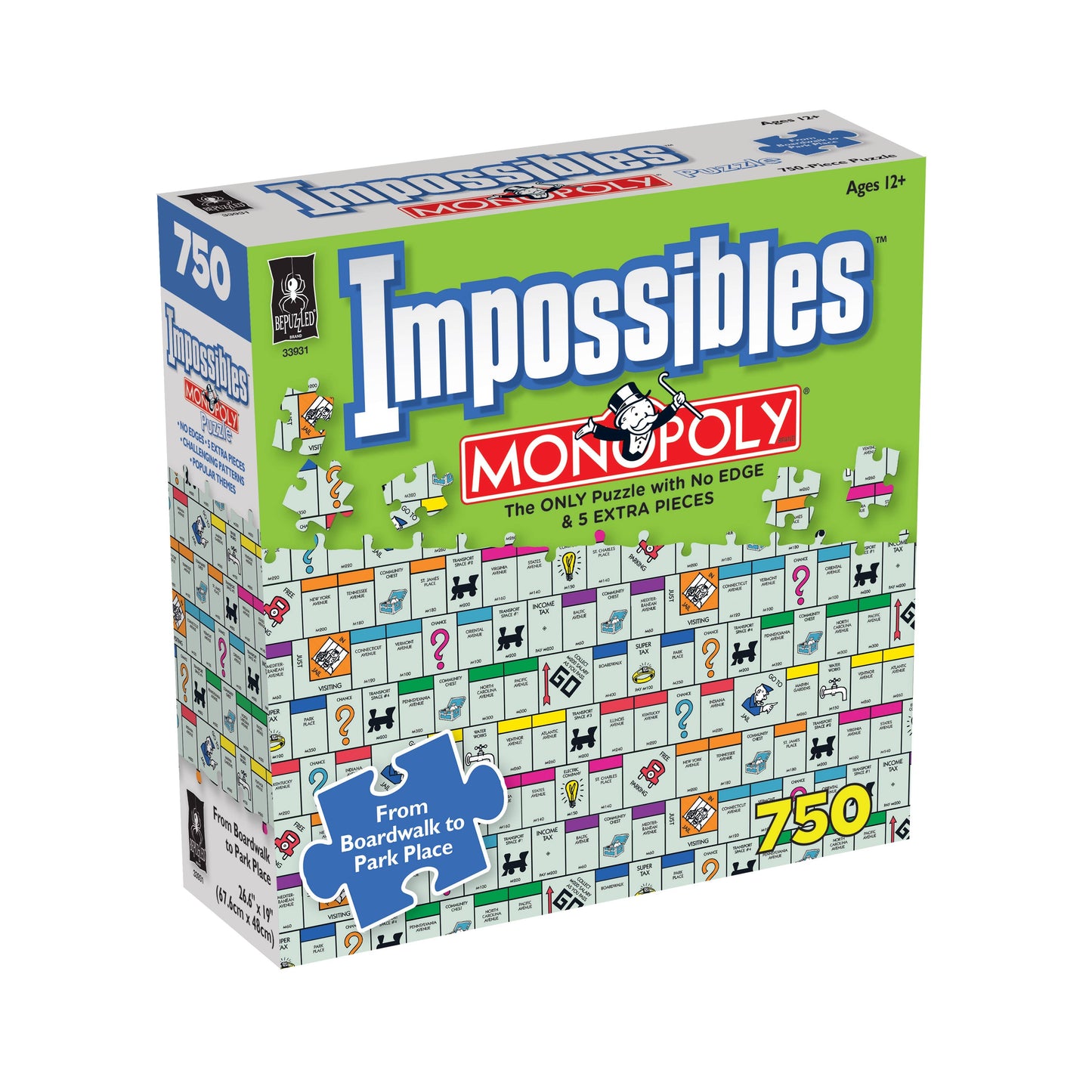 University Games - Impossibles Monopoly Puzzle