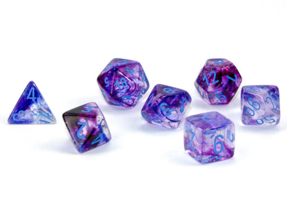 Chessex - Nebula Nocturnal/Blue Polyhedral 7-Die Set