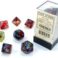 Chessex - Nebula Primary/Blue Polyhedral 7-Die Set