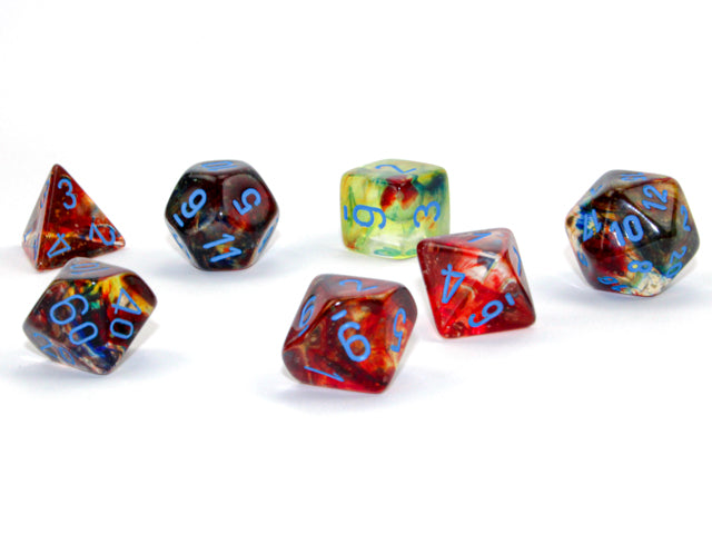 Chessex - Nebula Primary/Blue Polyhedral 7-Die Set