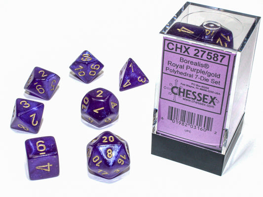 Chessex - Borealis Royal Purple/Gold