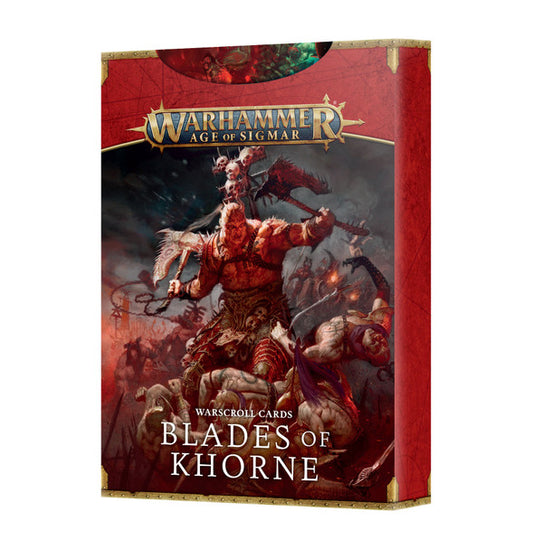 AOS - Blades of Khorne, Warscroll Cards
