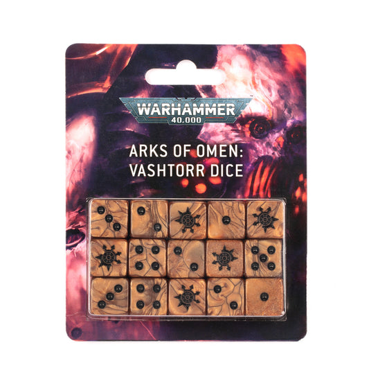 40K - Arks of Omens, Vashtorr Dice Set