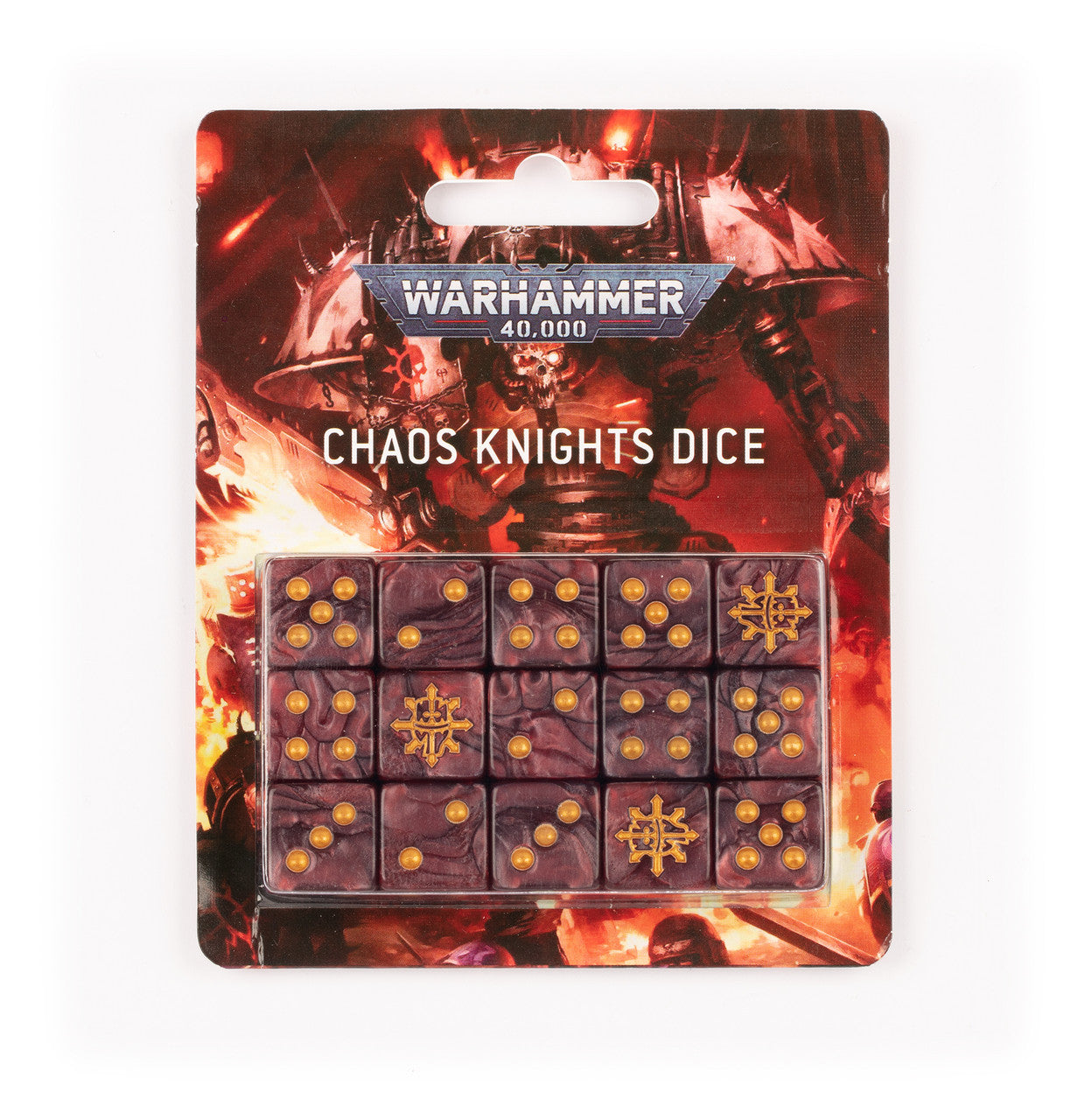 40K - Chaos Knights Dice Set