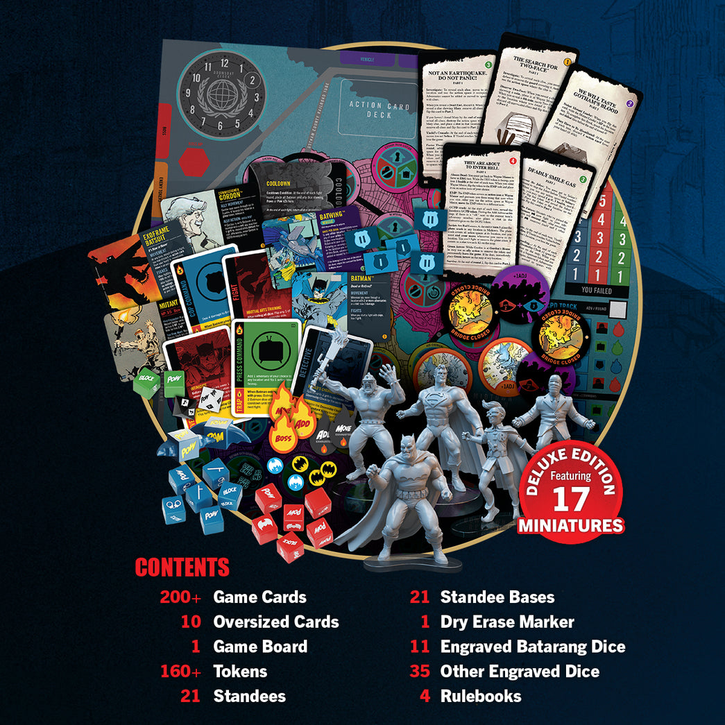 Batman the Dark Knight Returns Boardgame Deluxe Edition