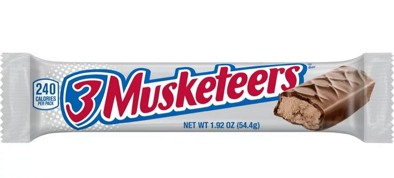 Snacks - 3 Musketeers Candy Bar