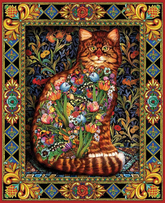 White Mountain - Tapestry Cat Puzzle