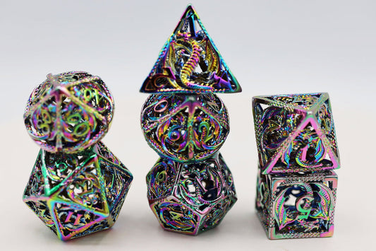Hollow Mystic RPG Metal Dice Set