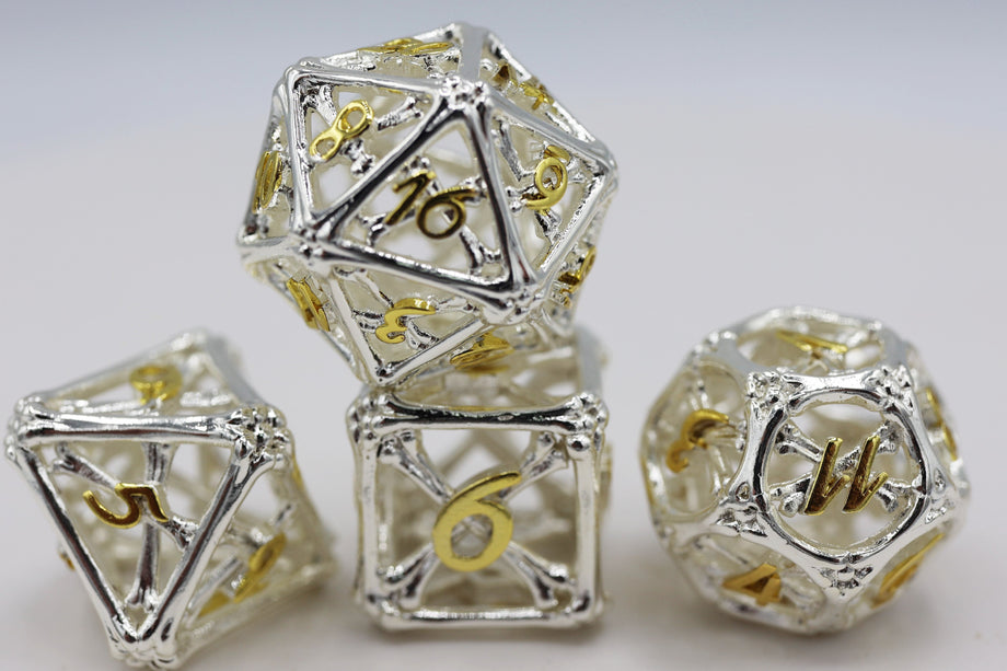 Hollow Holy Bones RPG Metal Dice Set