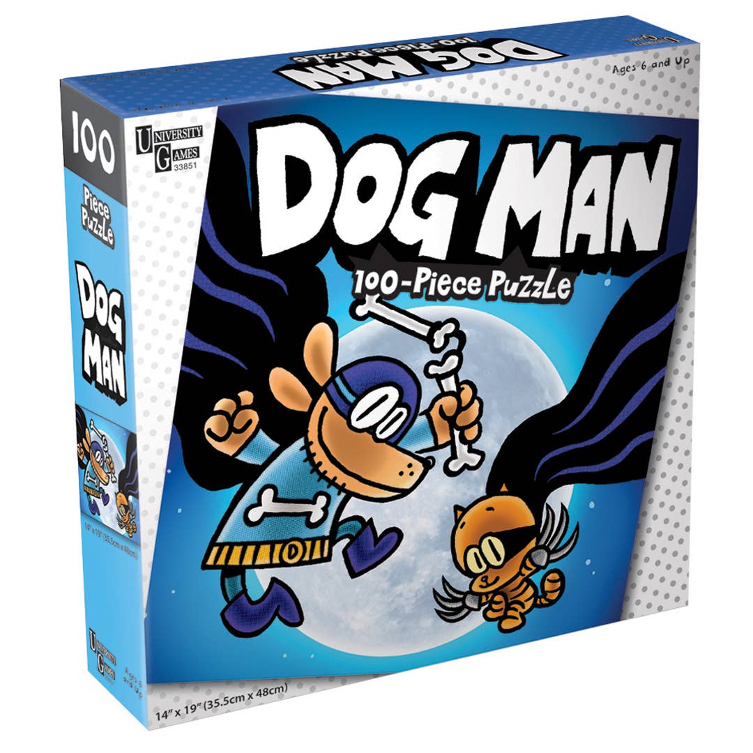 Dog Man and Cat Kid 100-Piece Puzzle