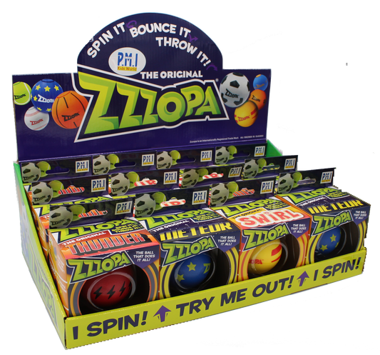 MukikiM - Zzzopa - World's only fidget spinning bouncy ball!