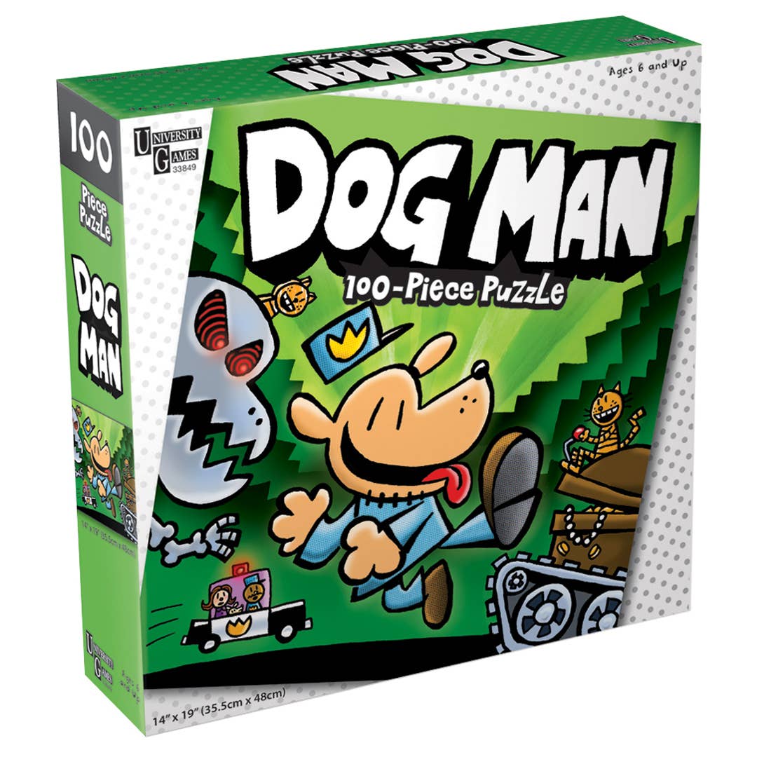 Dog Man Unleashed 100-Piece Puzzle