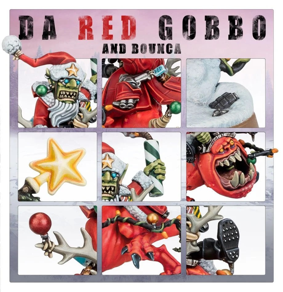 40K - Da Red Gobbo and Bounca