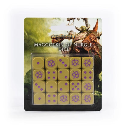 AOS - Maggotkin of Nurgle Dice Set