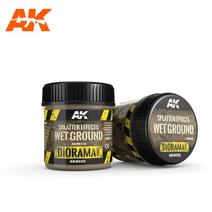 AK Interactive - SPLATTER EFFECTS WET GROUND 100ML