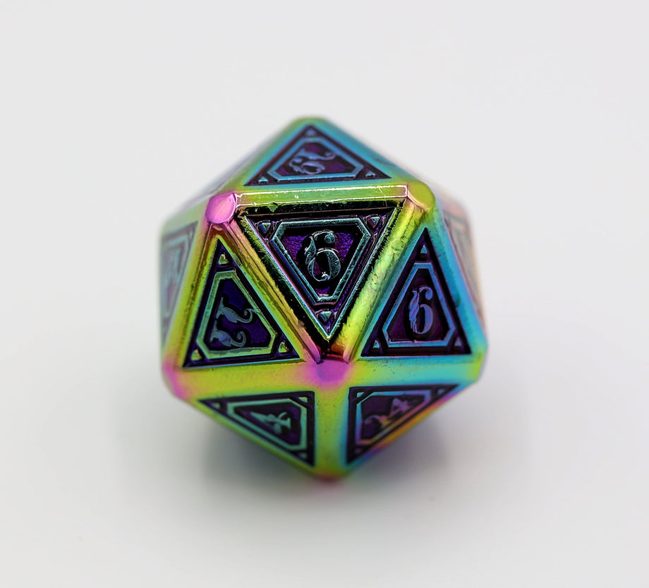 Alchemist Metals RPG Dice Set: Burnt Opal