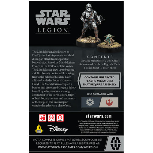 Star Wars Legion -  Din Djarin & Grogu