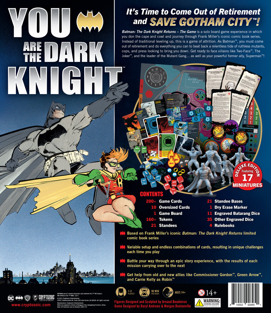 Batman the Dark Knight Returns Boardgame Deluxe Edition