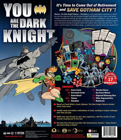 Batman the Dark Knight Returns Boardgame Deluxe Edition