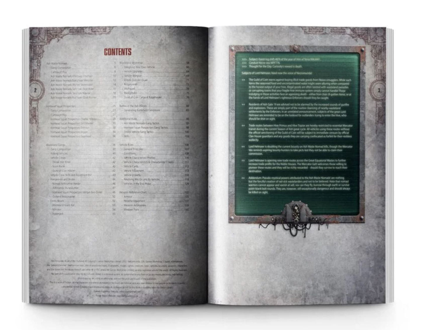 Necromunda - Book of The Outlands