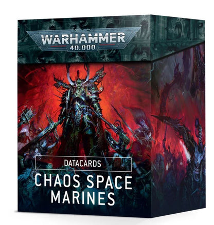 40K - Chaos Space Marines, Datacards