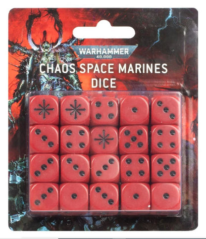 40K - Chaos Space Marines, Dice Set