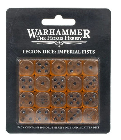 Horus Heresy - Imperial Fists, Legion Dice Set