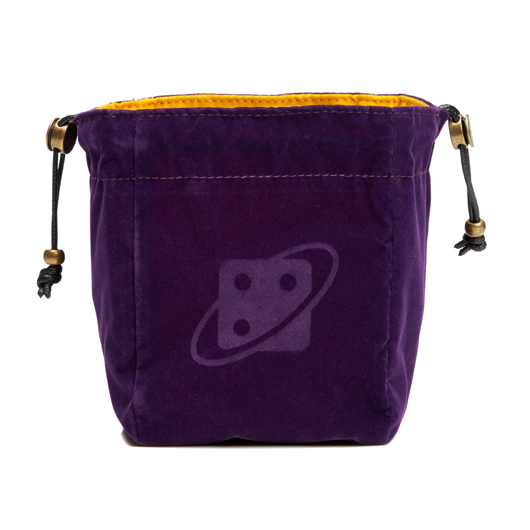 Reversible Dice Bag: Purple/Gold