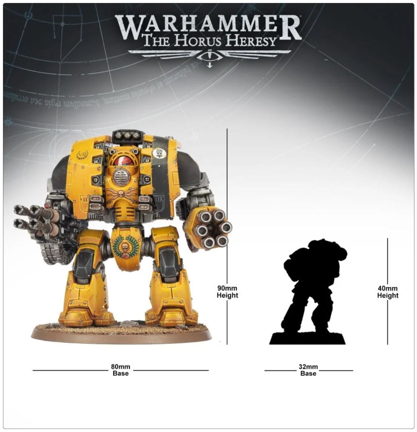 Horus Heresy - Leviathan Siege Dreadnought with Ranged Weapons