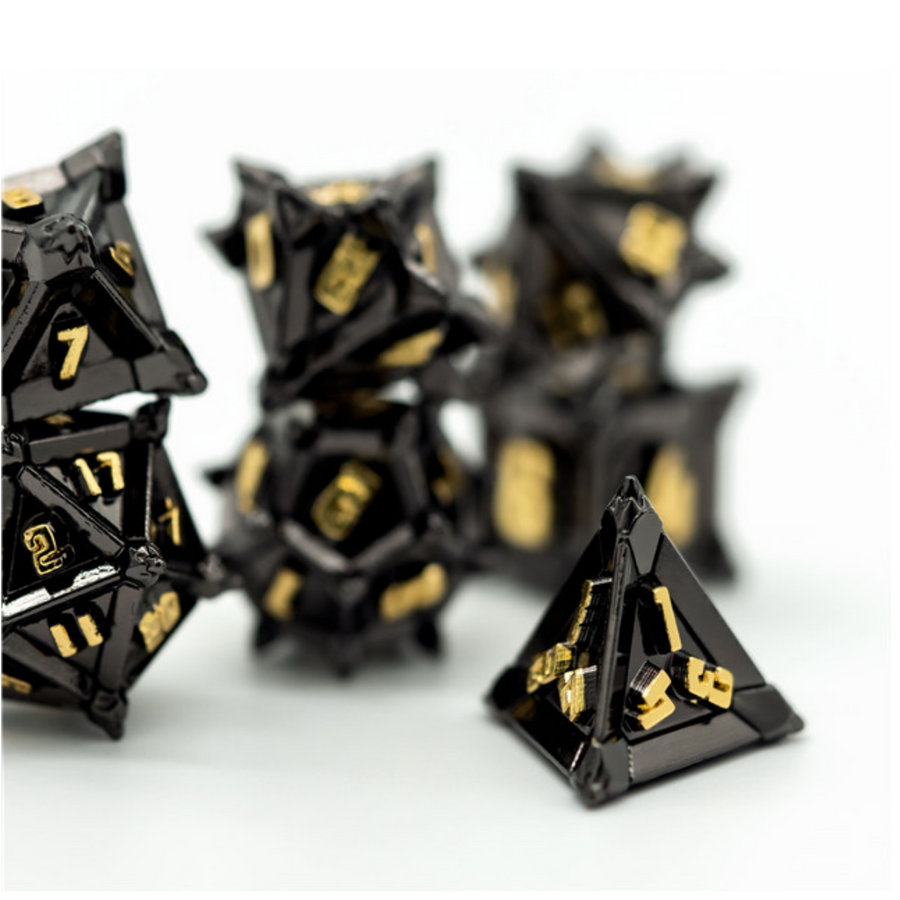 Foam Brain Games - MEDIEVAL FLAIL RPG METAL DICE SET