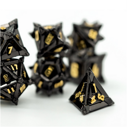 Foam Brain Games - MEDIEVAL FLAIL RPG METAL DICE SET