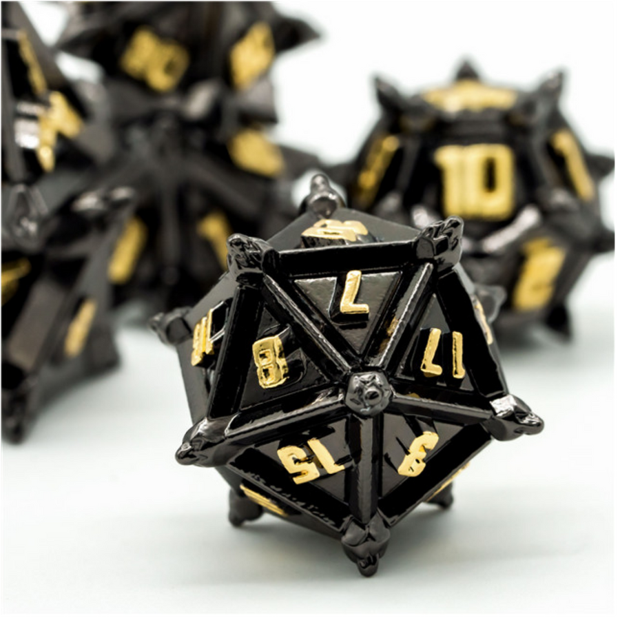 Foam Brain Games - MEDIEVAL FLAIL RPG METAL DICE SET
