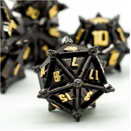 Foam Brain Games - MEDIEVAL FLAIL RPG METAL DICE SET
