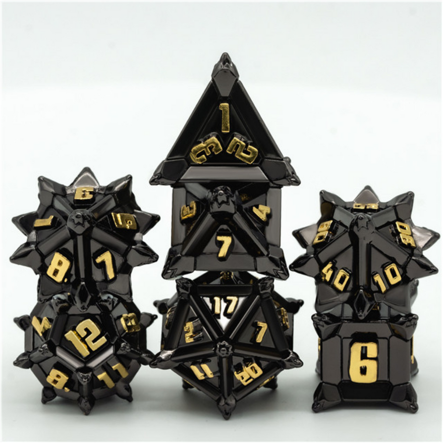 Foam Brain Games - MEDIEVAL FLAIL RPG METAL DICE SET